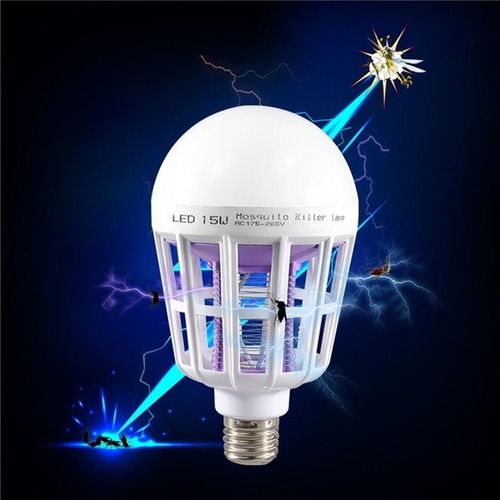 Mosquito Assassino Lâmpada Bug Zapper Lâmpada E27