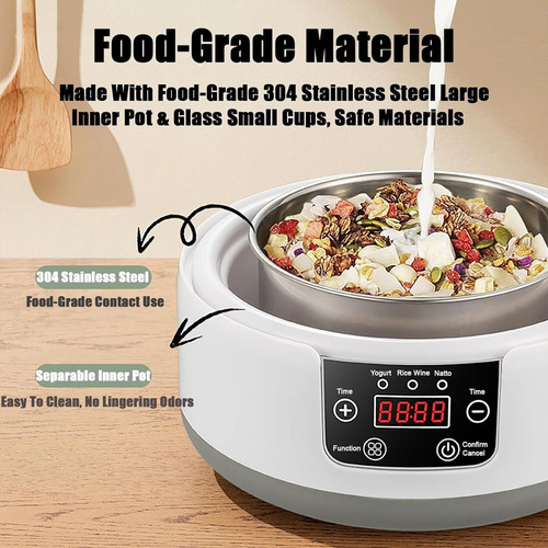 36 Hour Yogurt Maker, 2025 New Automatic Digital Yogurt