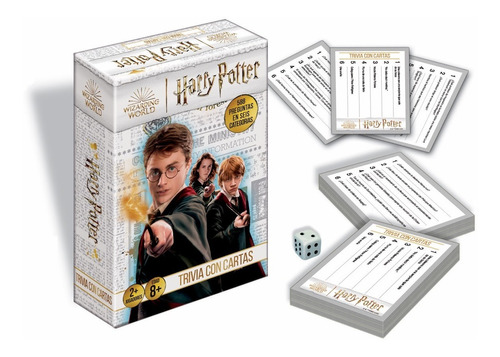 Juego De Mesa Harry Potter Trivia Con Cartas