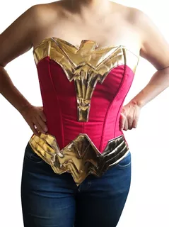 Corset Mujer Maravilla Wonder Woman Liga De La Justicia Sexy