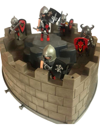 Playmobil Fortaleza Con Escudo Castillo Medieval 2009 P1