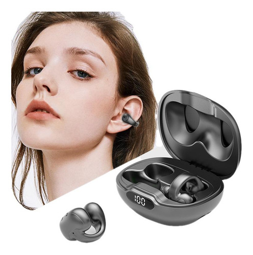 Audífonos Bluetooth Tipo Oreja Con Clip, Cómodos De Lleva L