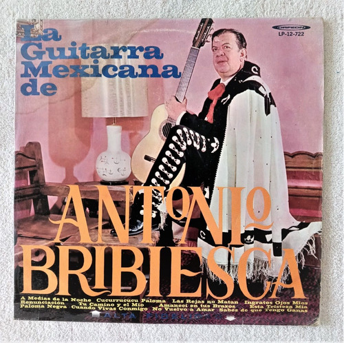 Antonio Bribiesca Lp La Guitarra Mexicana De 