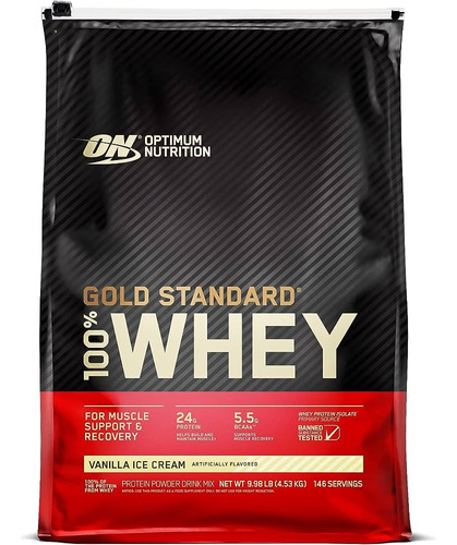 Gold Standard  Whey  10lb Sabor Vainilla