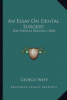 Libro An Essay On Dental Surgery : For Popular Reading (1...
