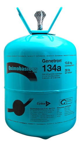 Gas Refrigerante Genetron R134-a Boya De 13.6 Kg