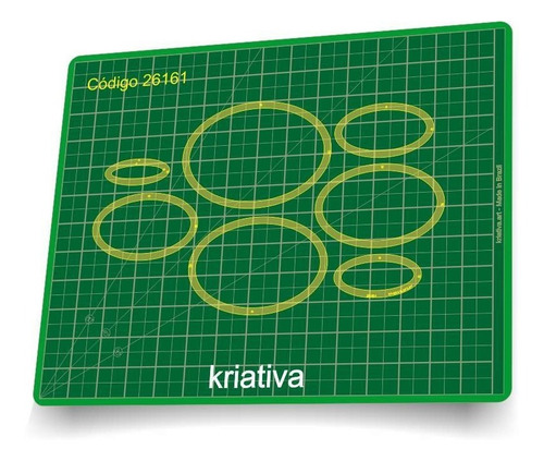 Imagem 2 de 4 de Gabarito Oval Par - Patchwork - Sashiko - Scrapbook - 26161