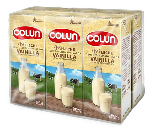 6 Leches Colun Semi Descremada Variedades 200 Ml