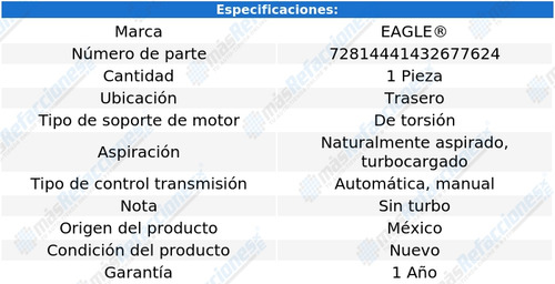 Soporte Motor Trasero Cooper L3 1.5l Aut, Std Turbo 14-19