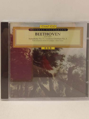 Beethoven Symphony N.5 Leonora Overture N.3 Cd Nuevo 