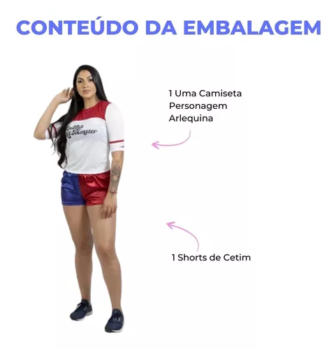 Roupa Da Arlequina Adulta