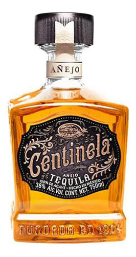 Paquete De 3 Tequila Centinela 1904 Añejo 750 Ml