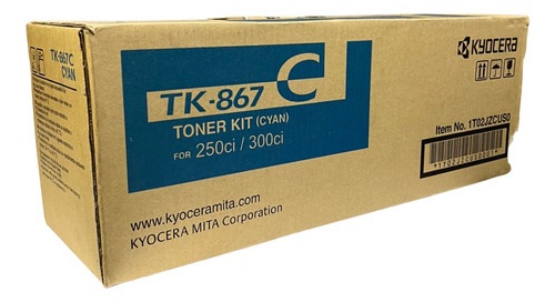 Toner Original Kyocera Tk-867 Cyan 12,000 Impresiones