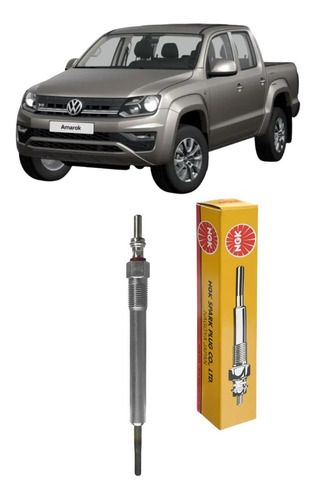 Vela Aquecedora Vw Amarok 2.0 16v 2014 Original Ngk