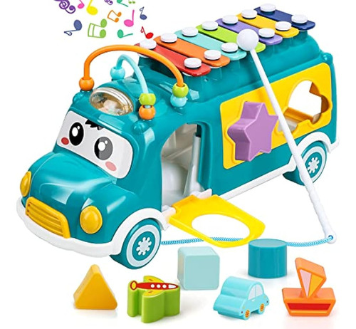 Toy Life Baby Musical Toys Bus Xilófono Para Niños Instrumen