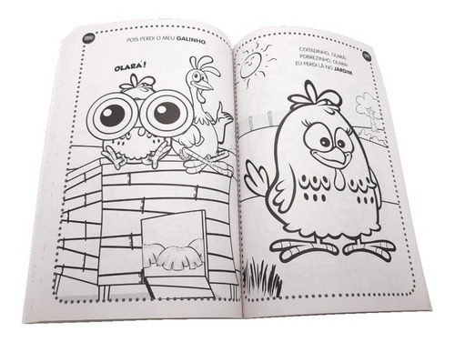 Imagem 3 de 3 de Livro Infantil 365 Desenhos Para Colorir Galinha Pintadinha