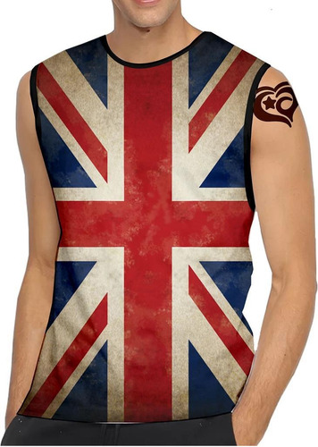 Camiseta Regata Da Inglaterra Masculina Reino Unido Uk