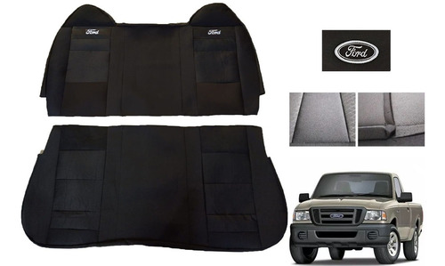 Cubreasientos Ford Ranger Xl 2008-2012 (cabina Regular)