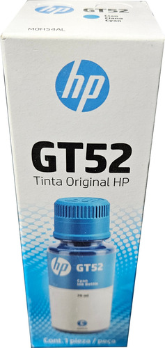 Tinta Original Hp Gt52 Cian M0h54al Cian