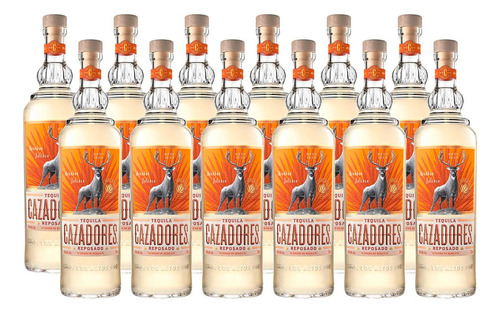 Caja De 12 Tequila Cazadores Reposado 700 Ml