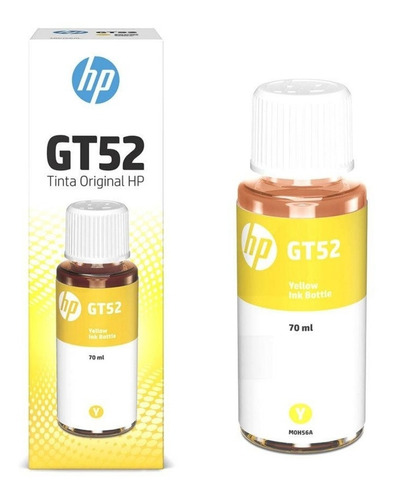 Tinta Hp Gt52 Amarillo Original M0h56al Deskjet Gt5820 8000p