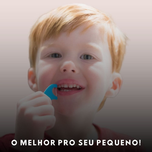 Kit 2 Flosser Fio Dental Haste Stitch Infantil Dentalclean