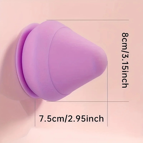 Liberação Miofascial Cone Com Ventosa Silicone Trigger Point