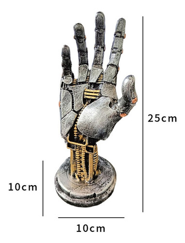 Estatua De Mano Robótica, Adorno De Escritorio, Artesanía