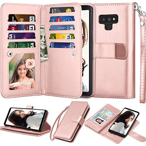 Njjex Para Galaxy Note 9 Wallet Case, For Note 9 3psgb