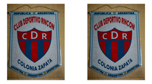 Banderin Chico 13cm Club Deportivo Rincon Colonia Zapata