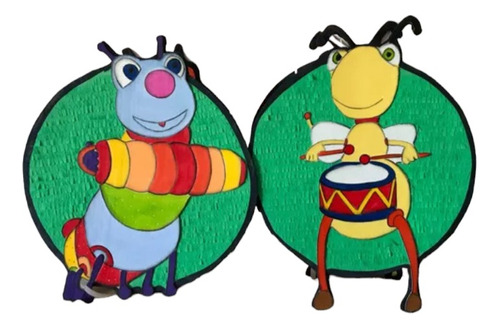 Piñata Infantil Big Bugs Band Hormiga Gusano