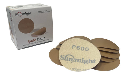10un Disco Lixa Sem Furos 3 P600 Sunmight