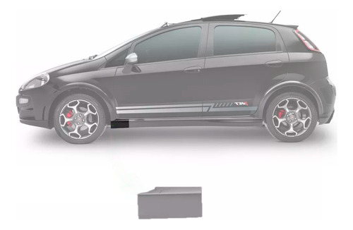 Complemento Spoiler Moldura Motorista Punto Blackmotion 2016