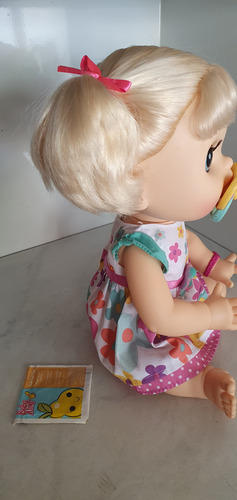 Boneca Baby Alive Comer E Brincar Fala Português (Usado)