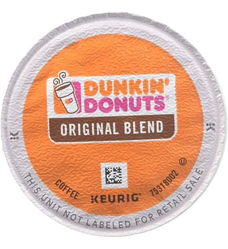 Dunkin' Donuts 0845 Original Mezcla De Café K-cup Vainas Tos