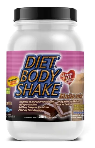 comprar Diet Body Shake 1,750gr : Malteada Dietética Bajar De Peso