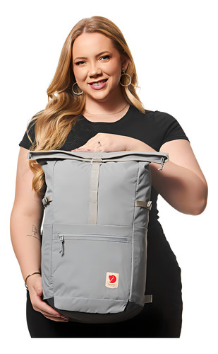 Mochila High Coast Foldsack F23222, resistente al agua, 24 litros, color gris tiburón