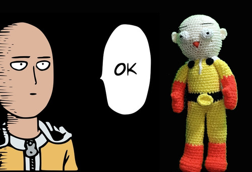 Amigurimi Tejido De Saitama One Punchman