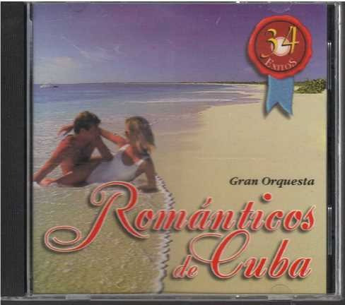 Cd - Romanticos De Cuba / 34 Exitos Vol.1
