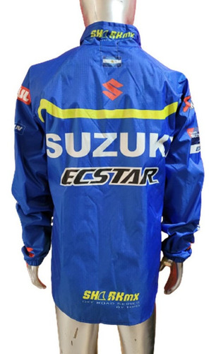 Imagen 3 de 5 de Campera Rompevientos Shark Suzuki Ecstar Beitia Motos