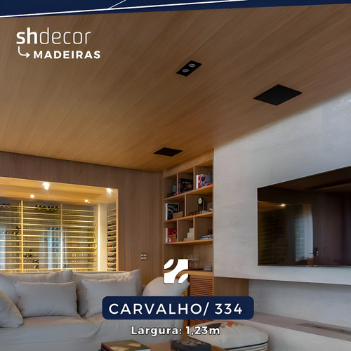 Rolo Adesivo Sh Decor Madeira - Carvalho 1,23x 1,00m