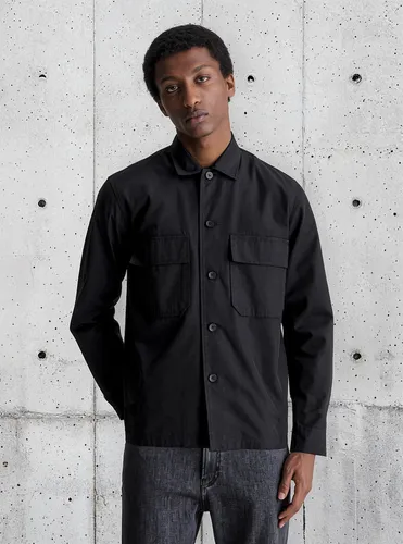 Sobrecamisa De Sarga Negro Calvin Klein