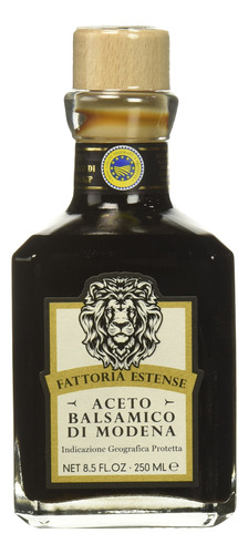 Fattoria Estense Etiqueta Dorada De Vinagre Balsamico (1 X 8