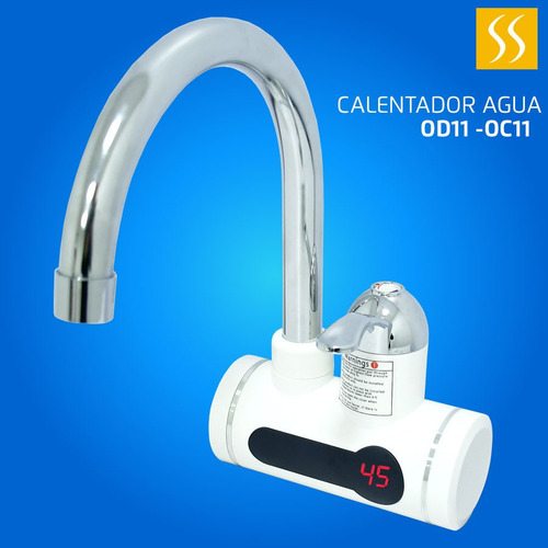 Llave De Agua Calentador Electrico De Pared 110v Cocina