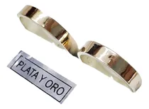 Comprar Alianzas Cinta Plata Y Oro 18k Oro Rojo Unicas Novios Casami