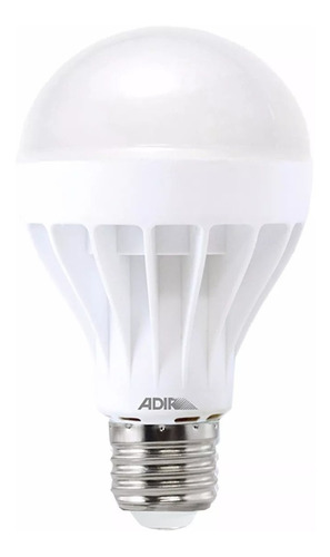 Foco Tipo Bulbo Led 12w Blanco Calido E27 260° Mavrik Adir