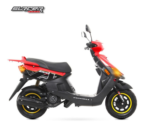 Imagen 2 de 6 de Motocicleta Carabela Surfer City Rojo Mate 125 Contado