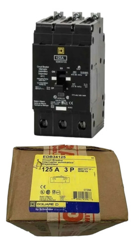 Interruptor Square D 3x125a Edb34125 Nuevo Con Envío Gratis