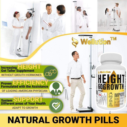 Imagen 7 de 7 de Height Growth 8+ Años Pastillas De Crecimiento De Estatura