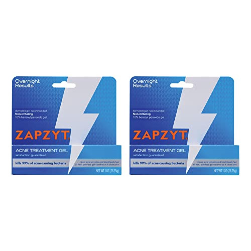 Gel - Zapzyt Zapzyt Acne Treatment Gel, 1 Oz (pack Of 2)